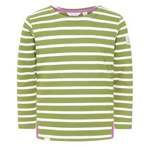 Lazy Jacks Womens/Ladies Striped Breton Top / Green